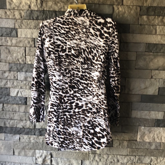 Fred David Stretch Button-up Top - Picture 2 of 3